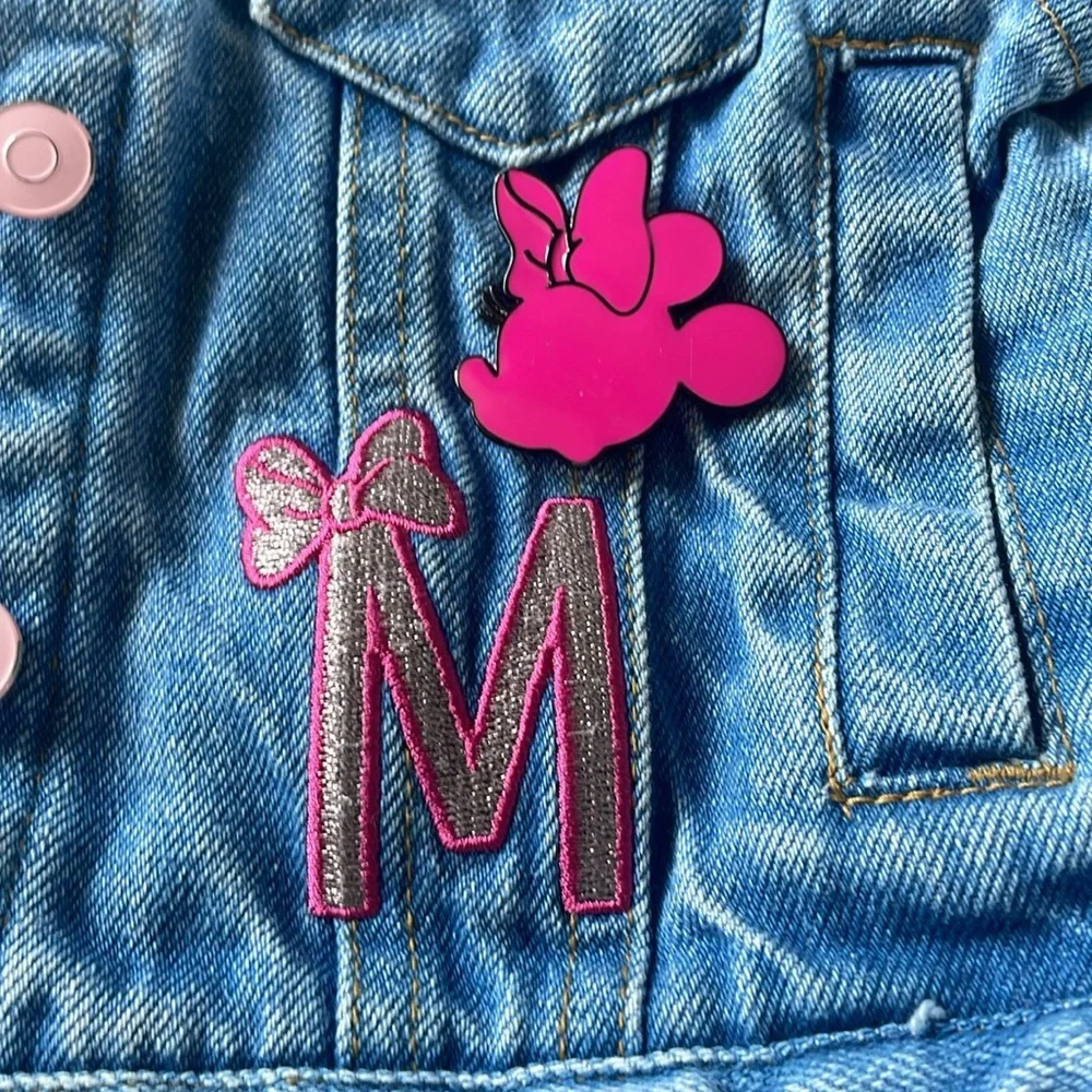 HUGE  Disney Minnie Mouse Bundle with Adorable Jean Jacket (6)pieces total